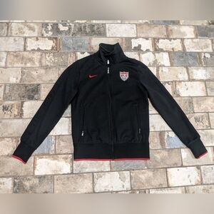 Nike Women's Large USWNT 2011 Black USA Training Full Zip